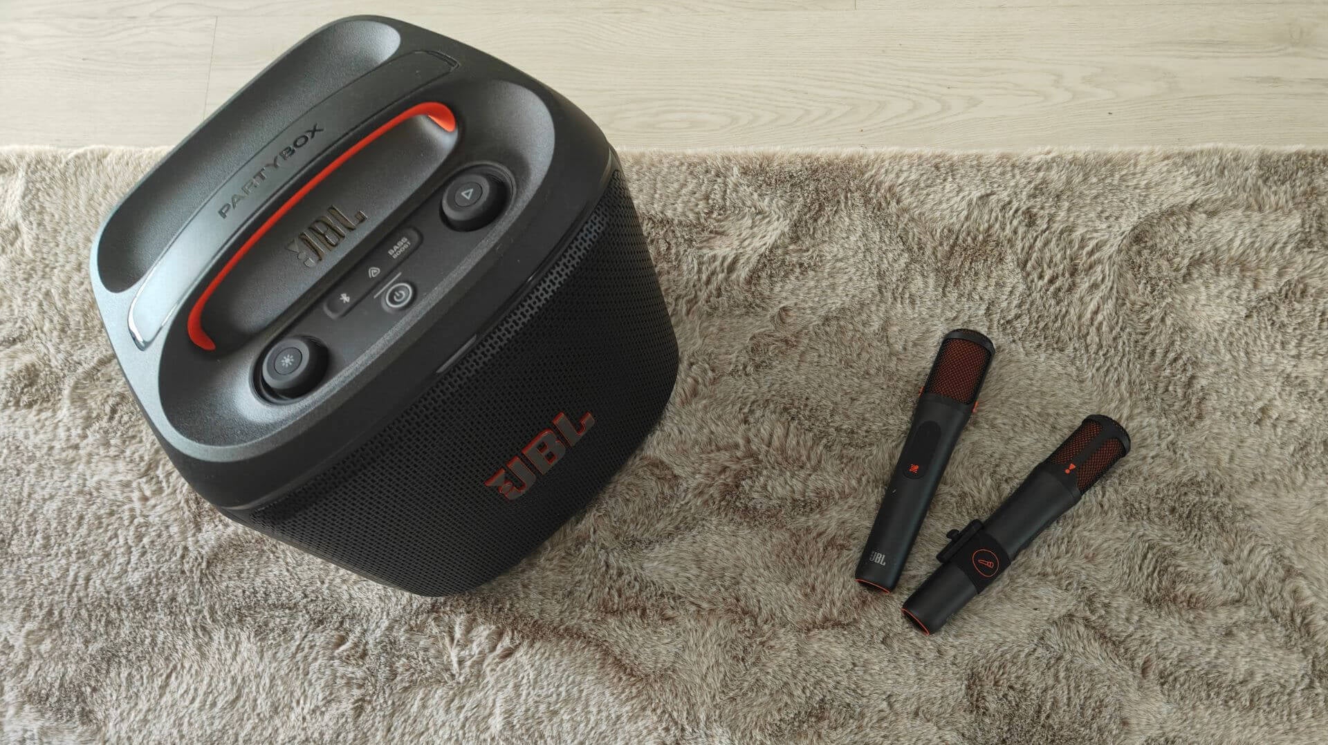Karaoke equipment at home as a reminder of old memories and meaningful everyday moments