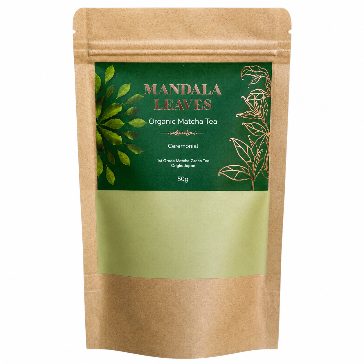 Organic Ceremonial Matcha Tea 50g – 1st Grade
