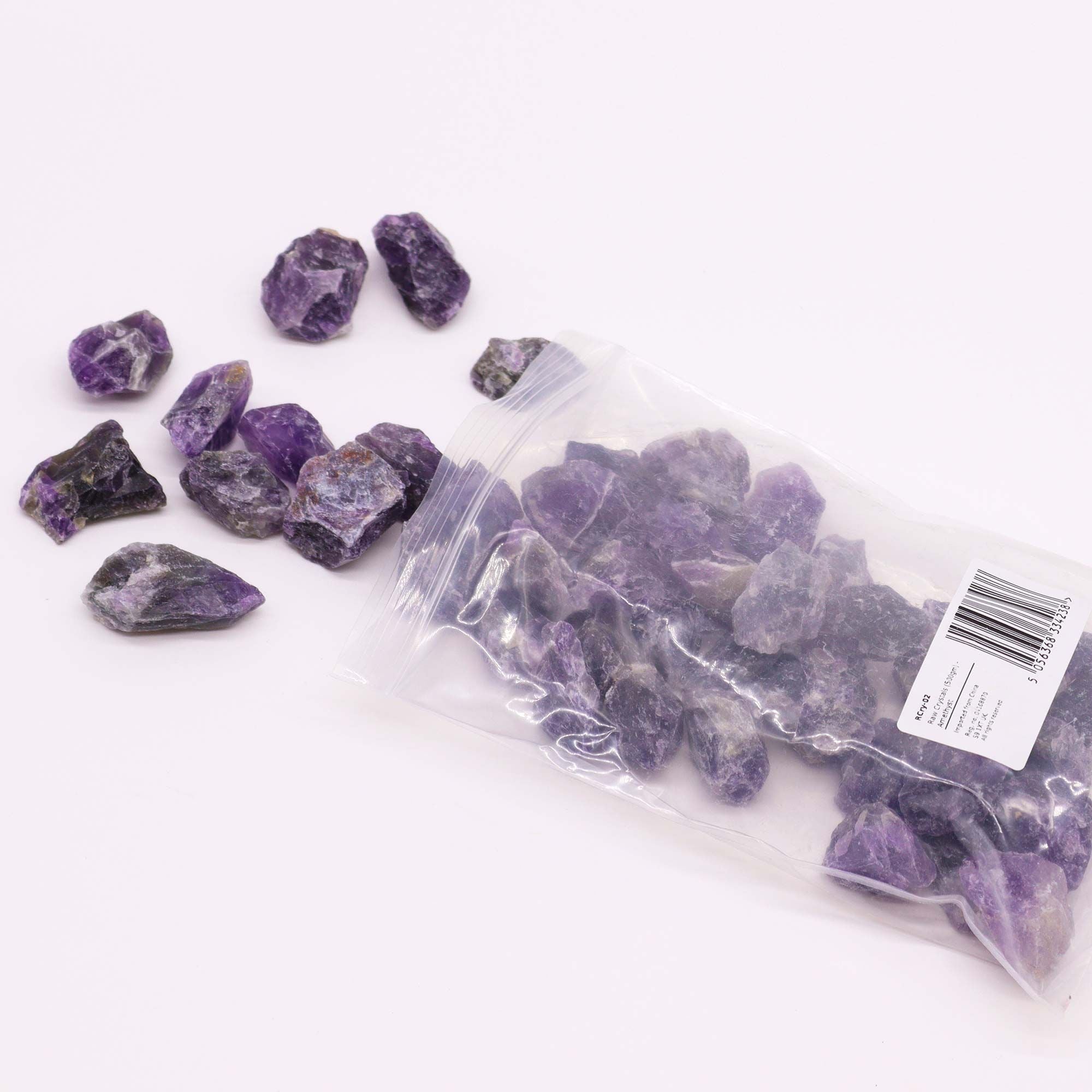 Raw Amethyst Crystals – 500 g