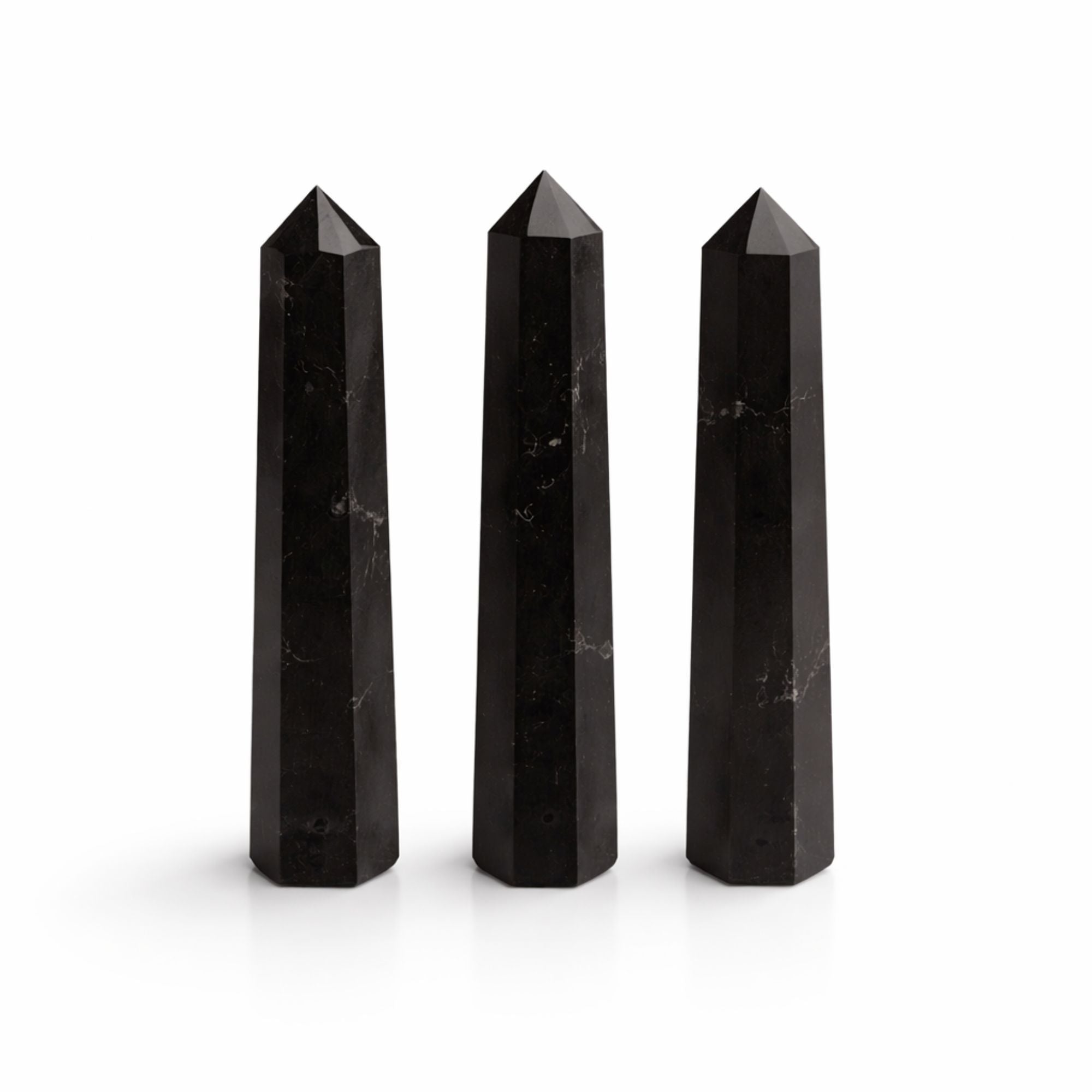 Black Tourmaline Crystal Tower – 11 cm