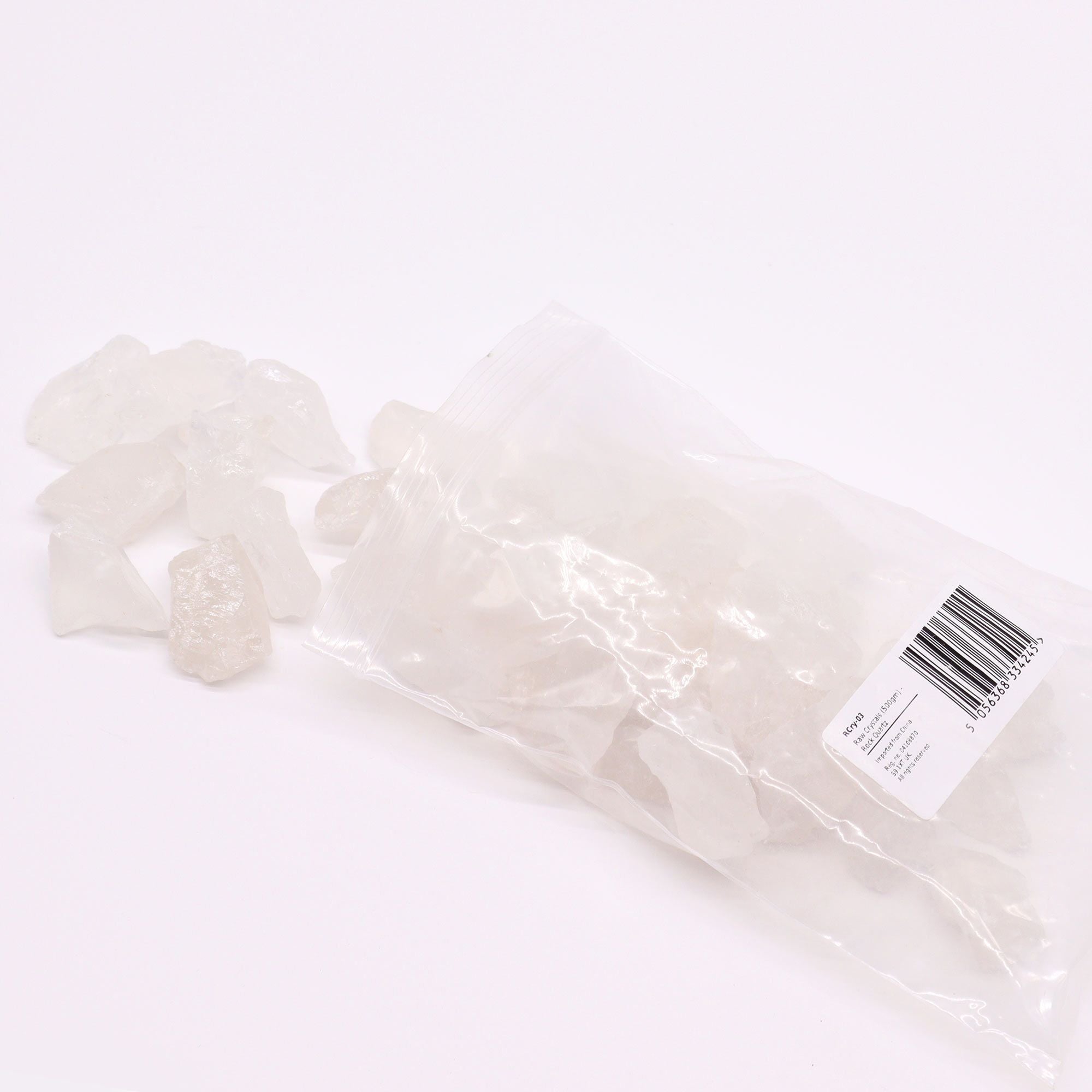 Raw Clear Quartz Crystals – 500 g
