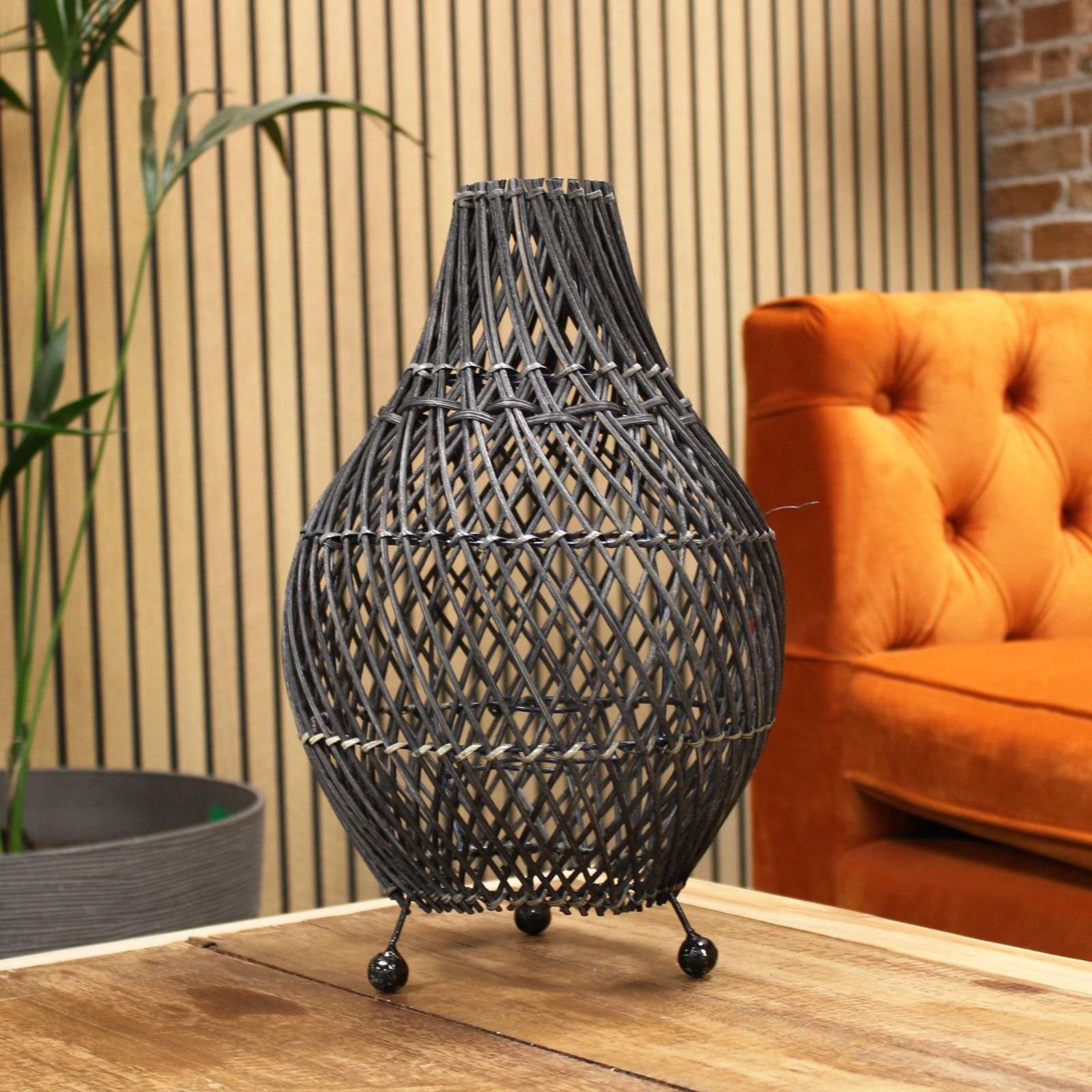 Natural Rattan Table Lamp