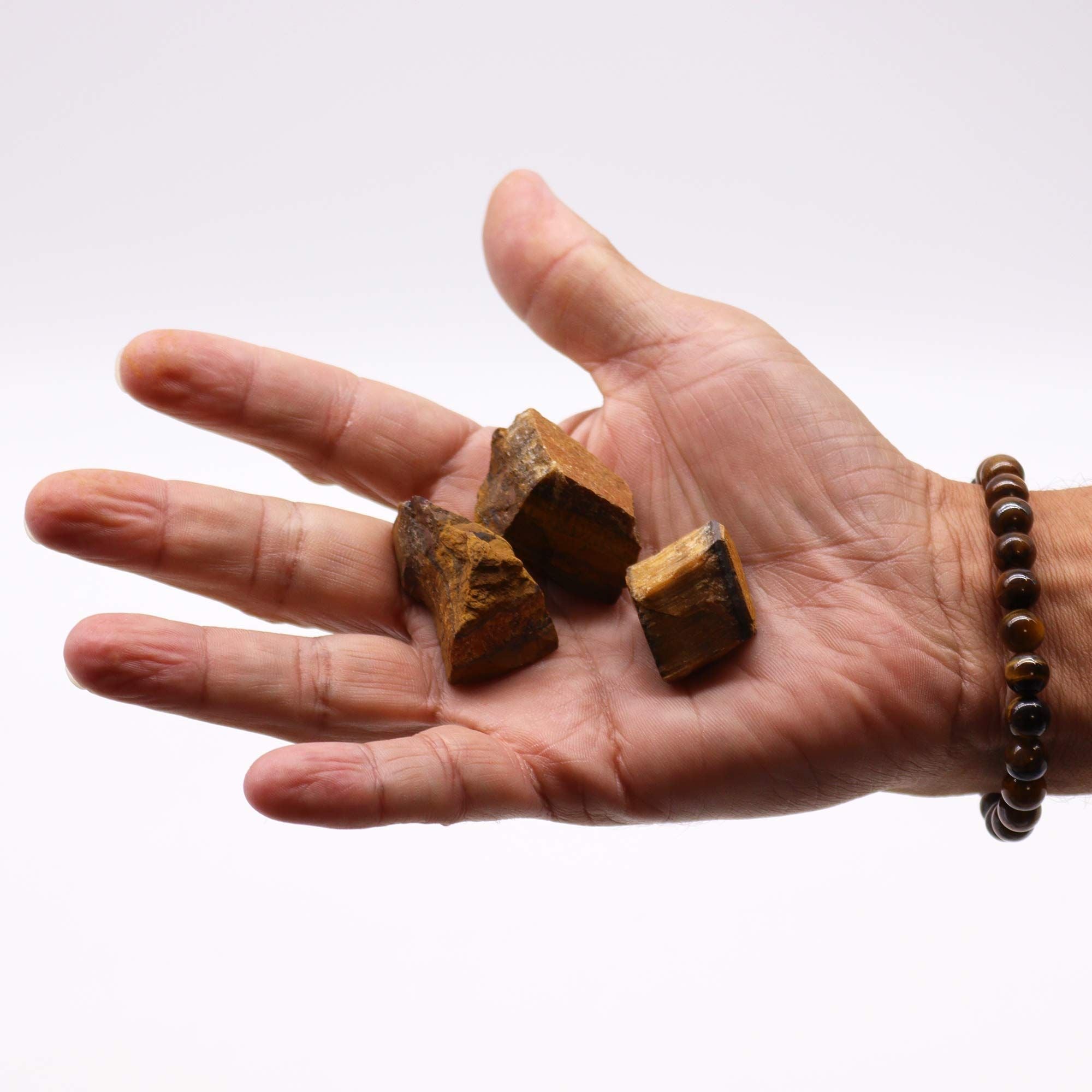 Raw Tiger’s Eye Stones – 500 g