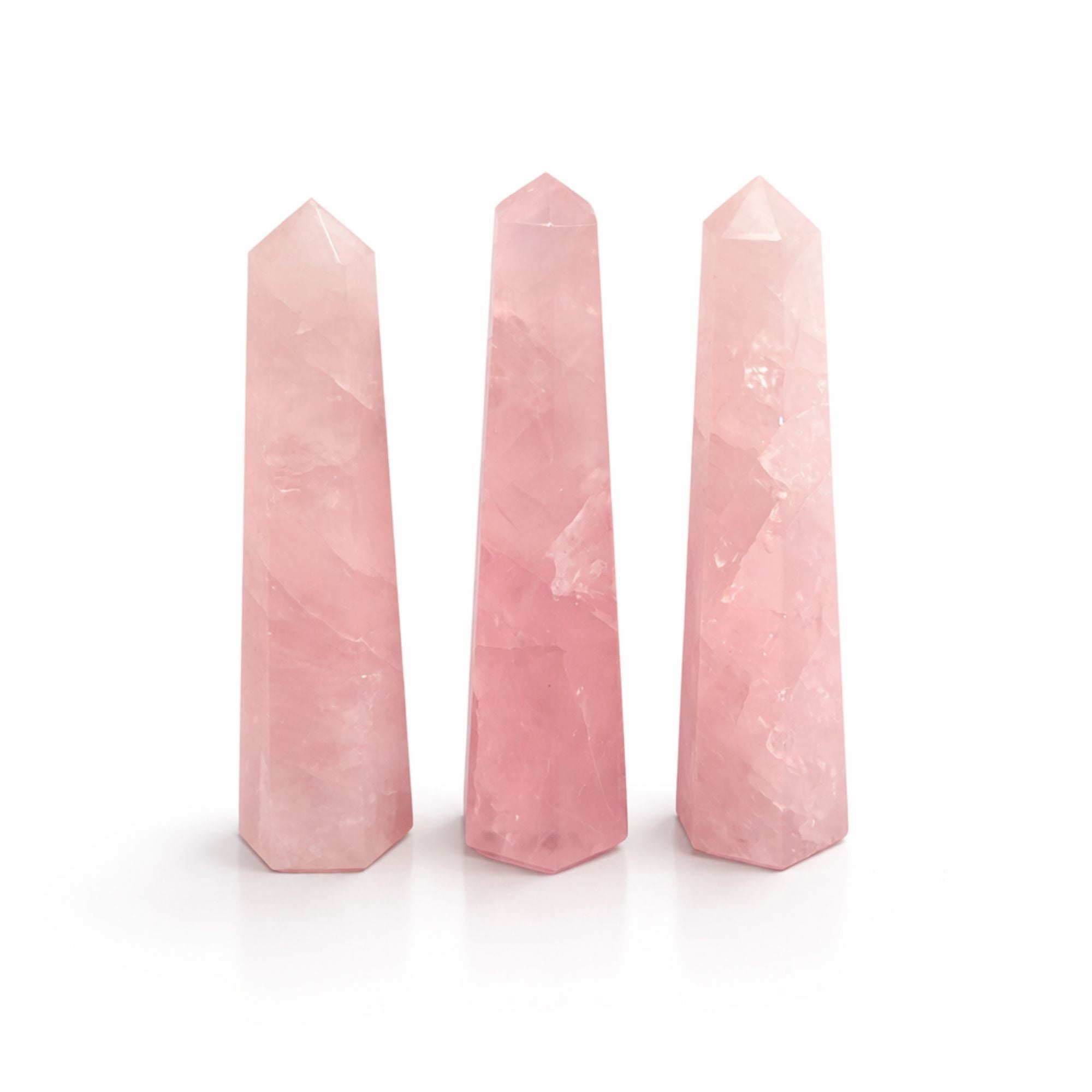 Rose Quartz Crystal Tower – 11 cm