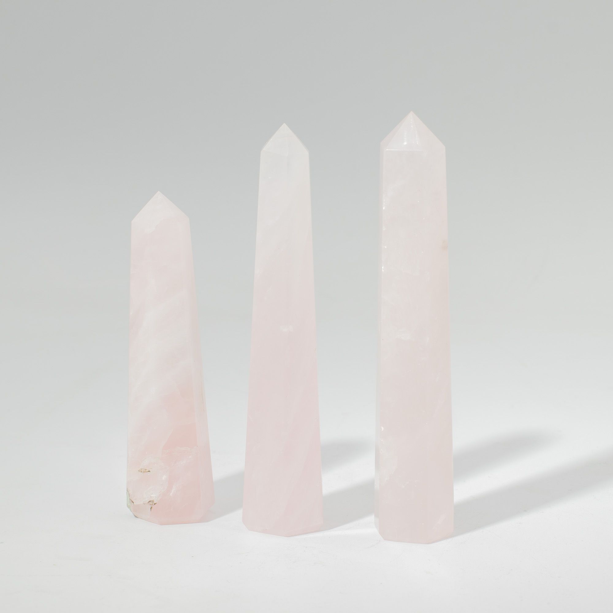 Rose Quartz Crystal Tower – 11 cm