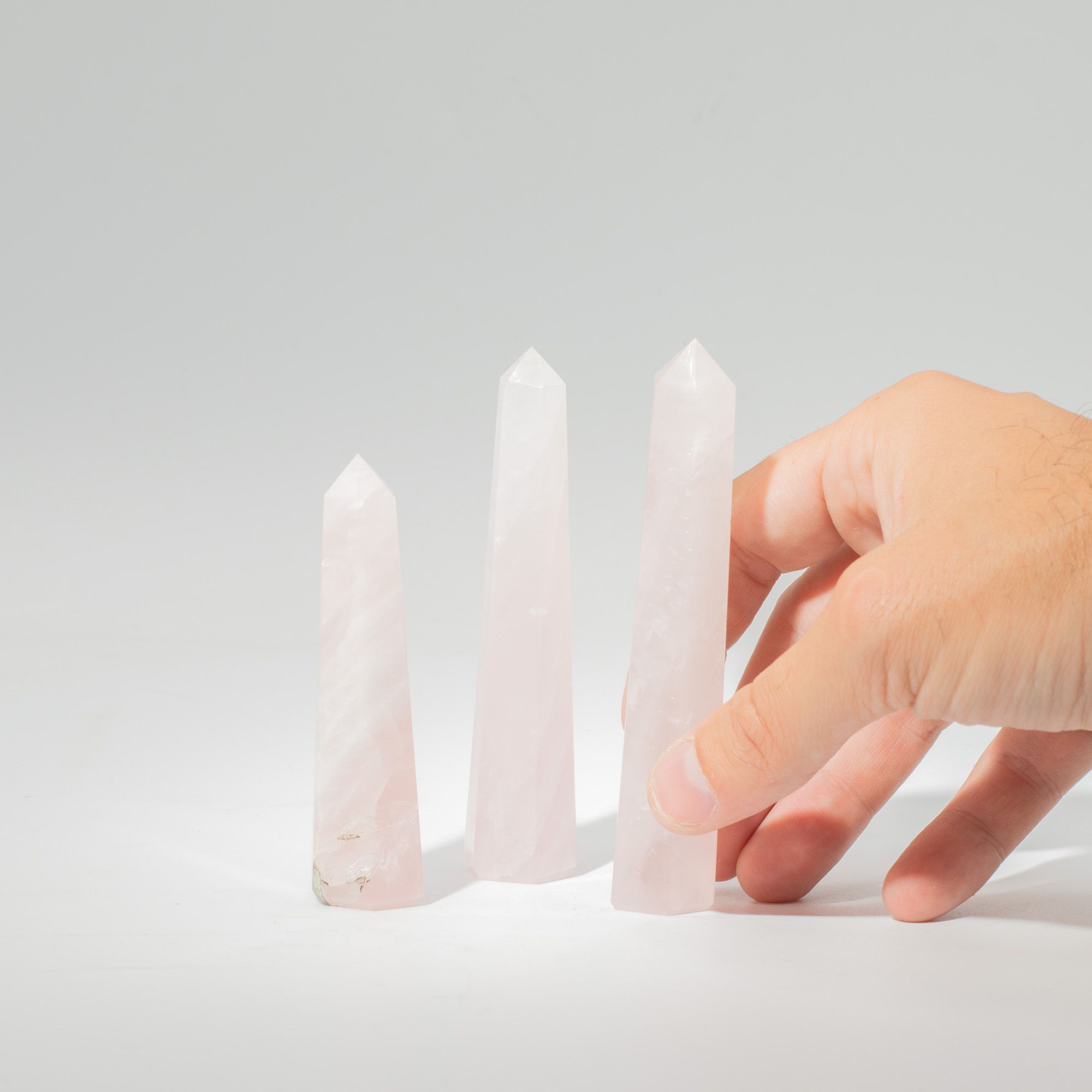 Rose Quartz Crystal Tower – 11 cm