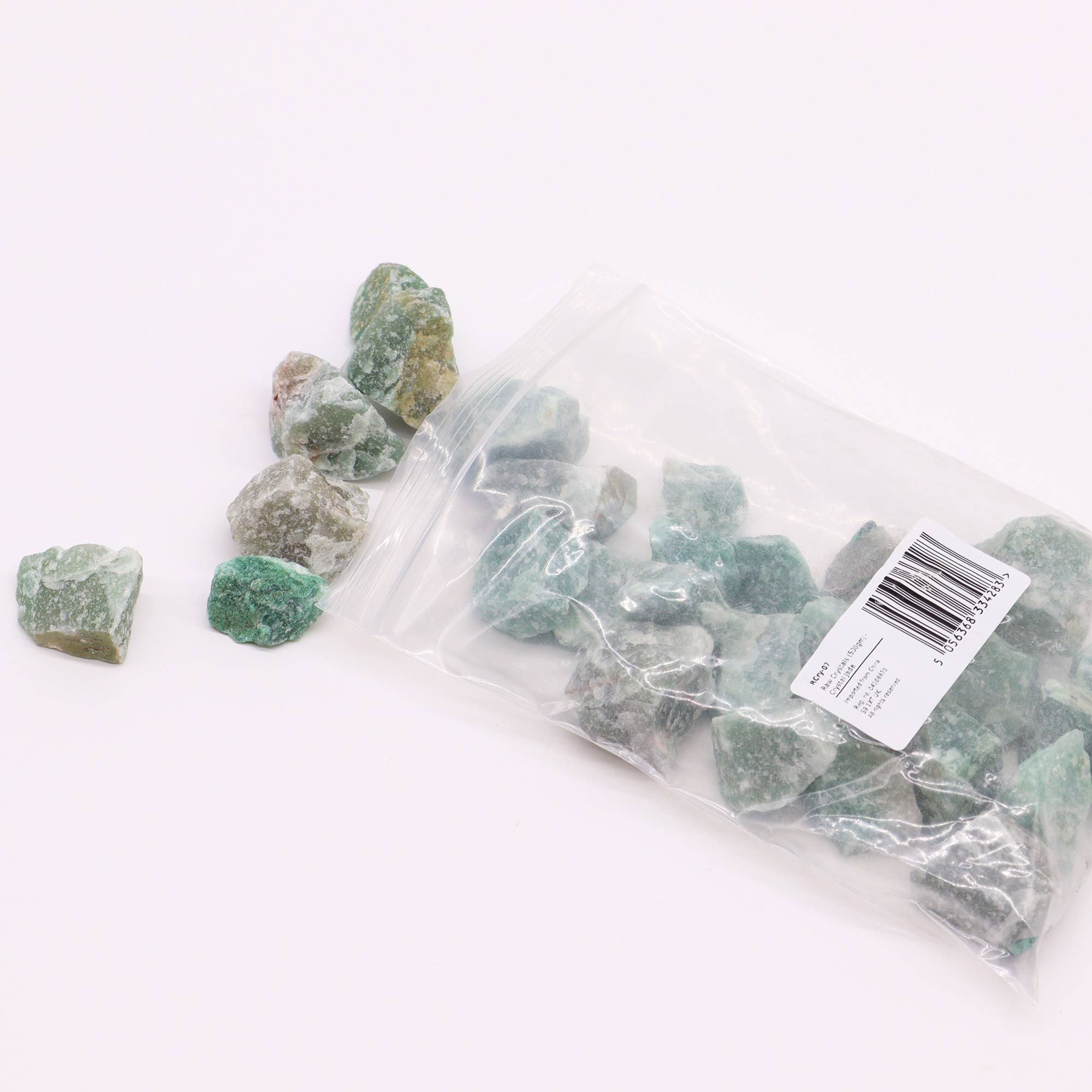 Raw Crystal Jade Stones – 500 g