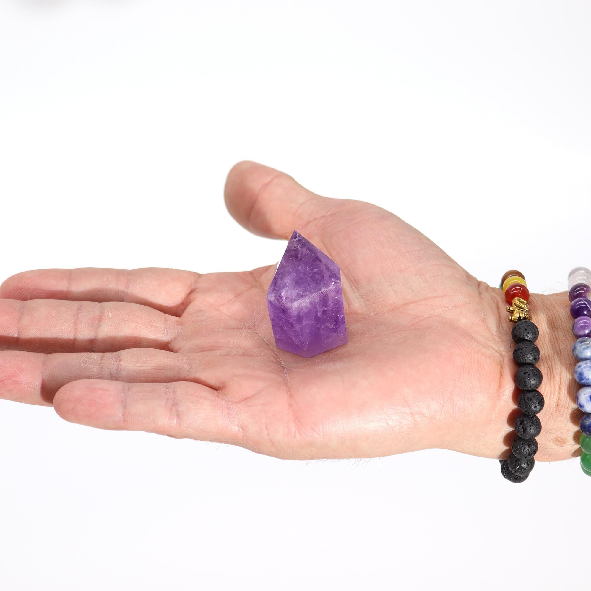 Small Deep Purple Amethyst Point – Approx. 4–5.5 cm