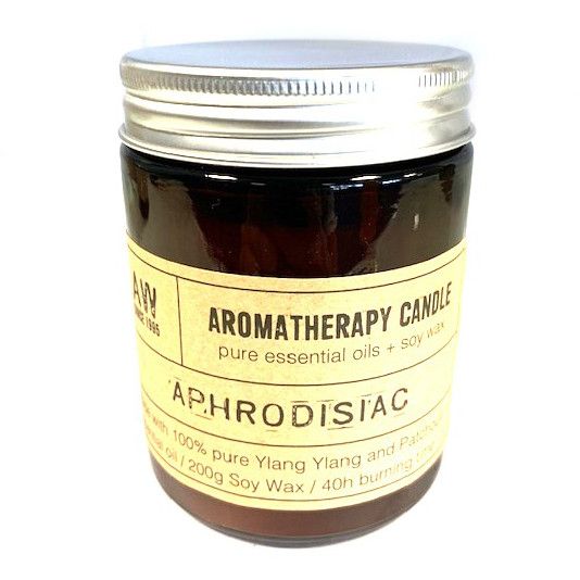 Aphrodisiac Soy Candle – Ylang Ylang & Patchouli (200g)