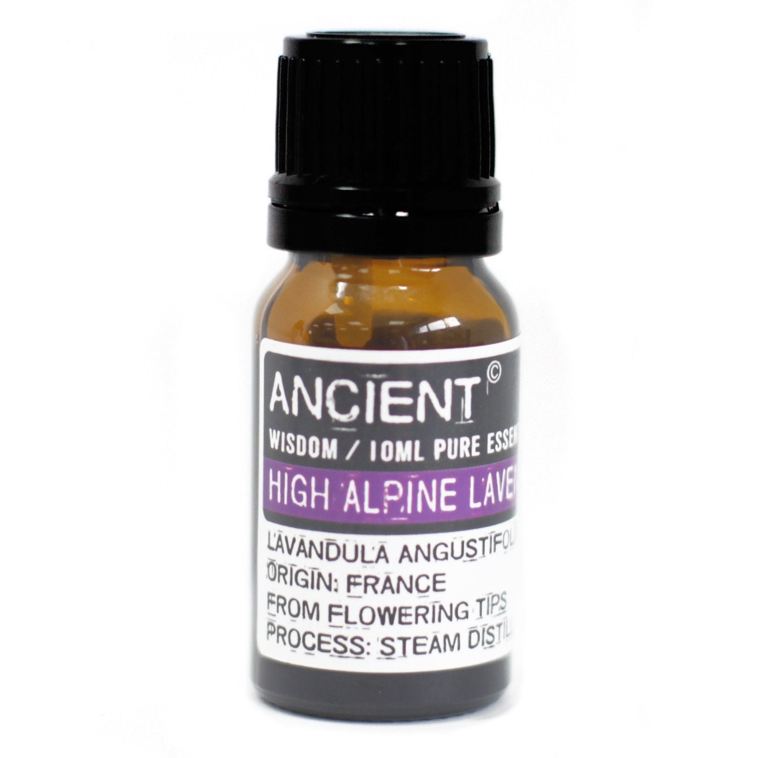 High Alpine Lavender essential oil 10ml bottle from France