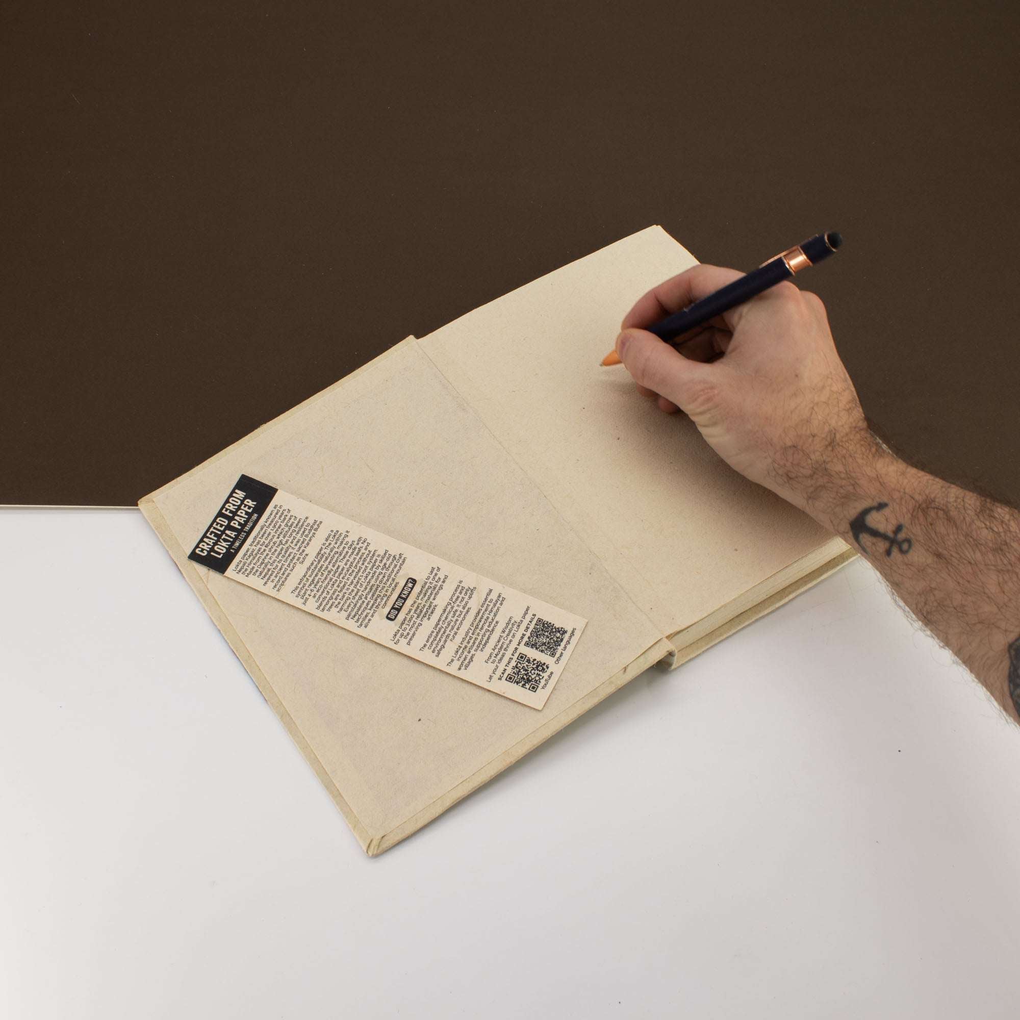 Large lokta notebook – A breath