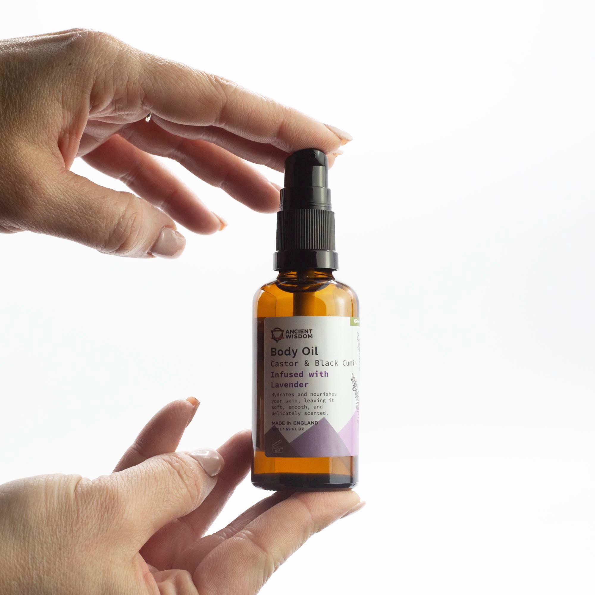 Organic body oil 50ml - Lavender