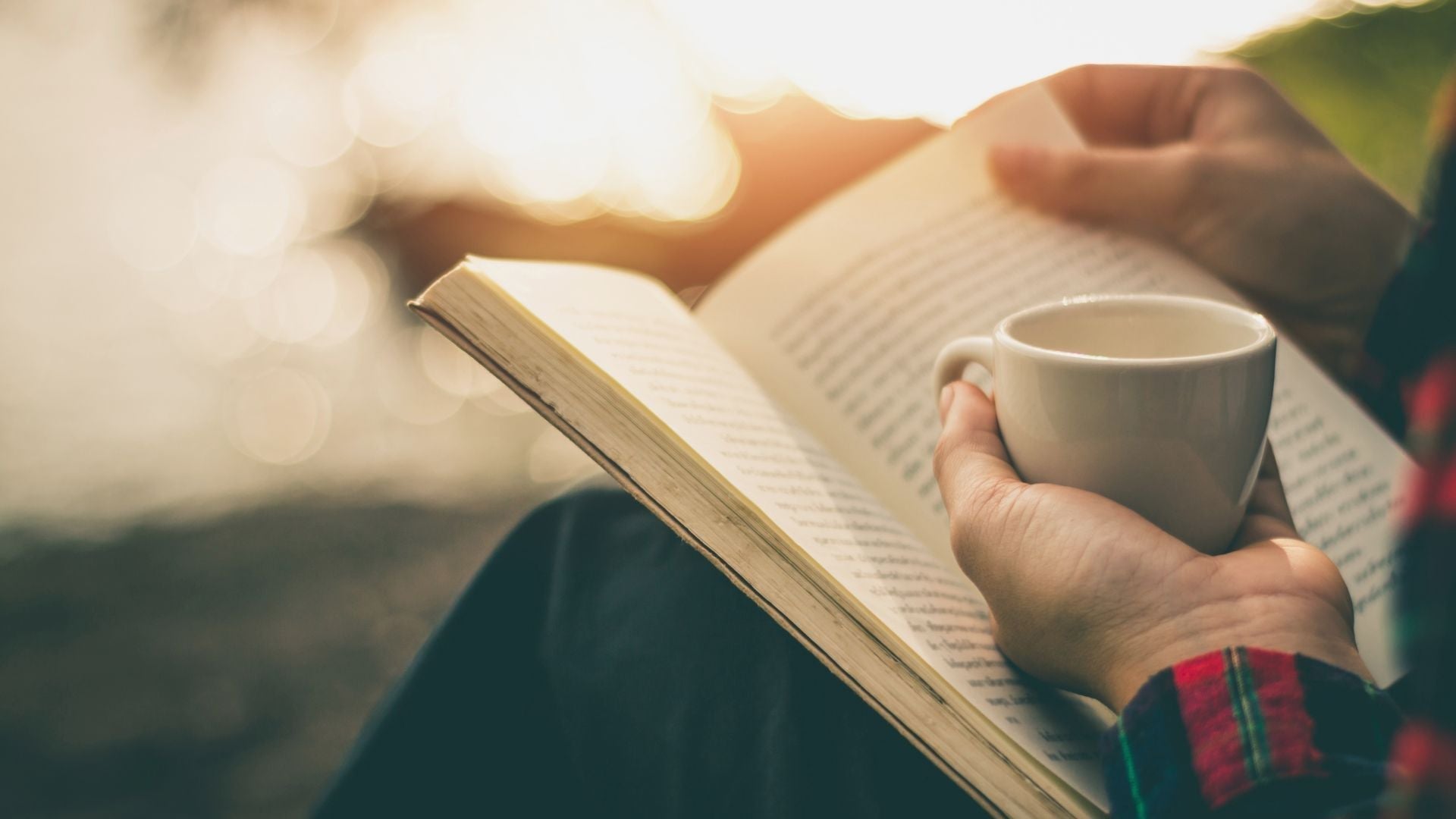 analog habits, reading a book