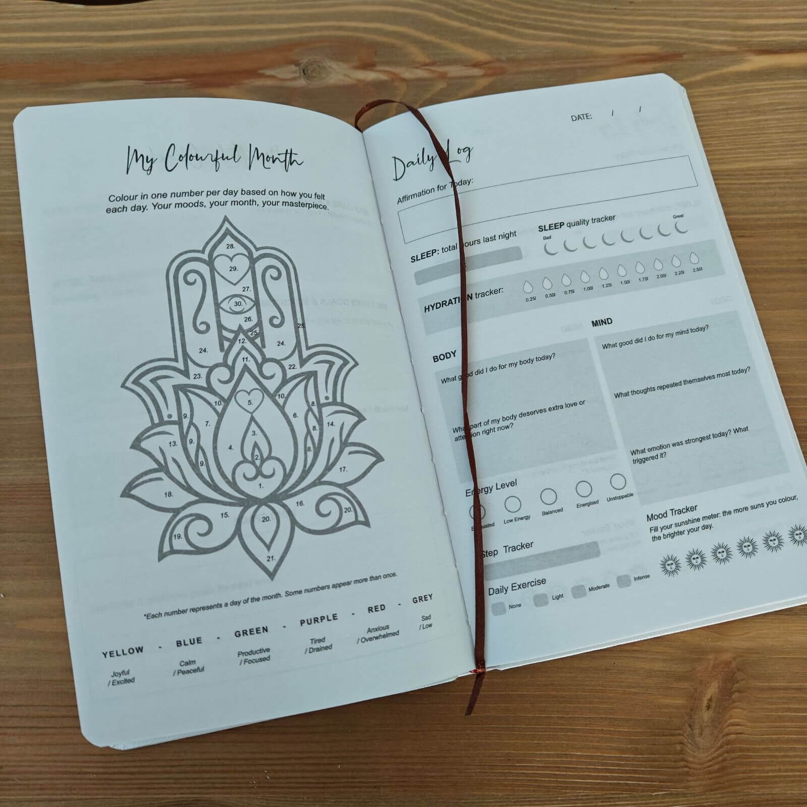 White Wellness Journal - 120 pages