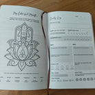 White wellness journal - 120 pages
