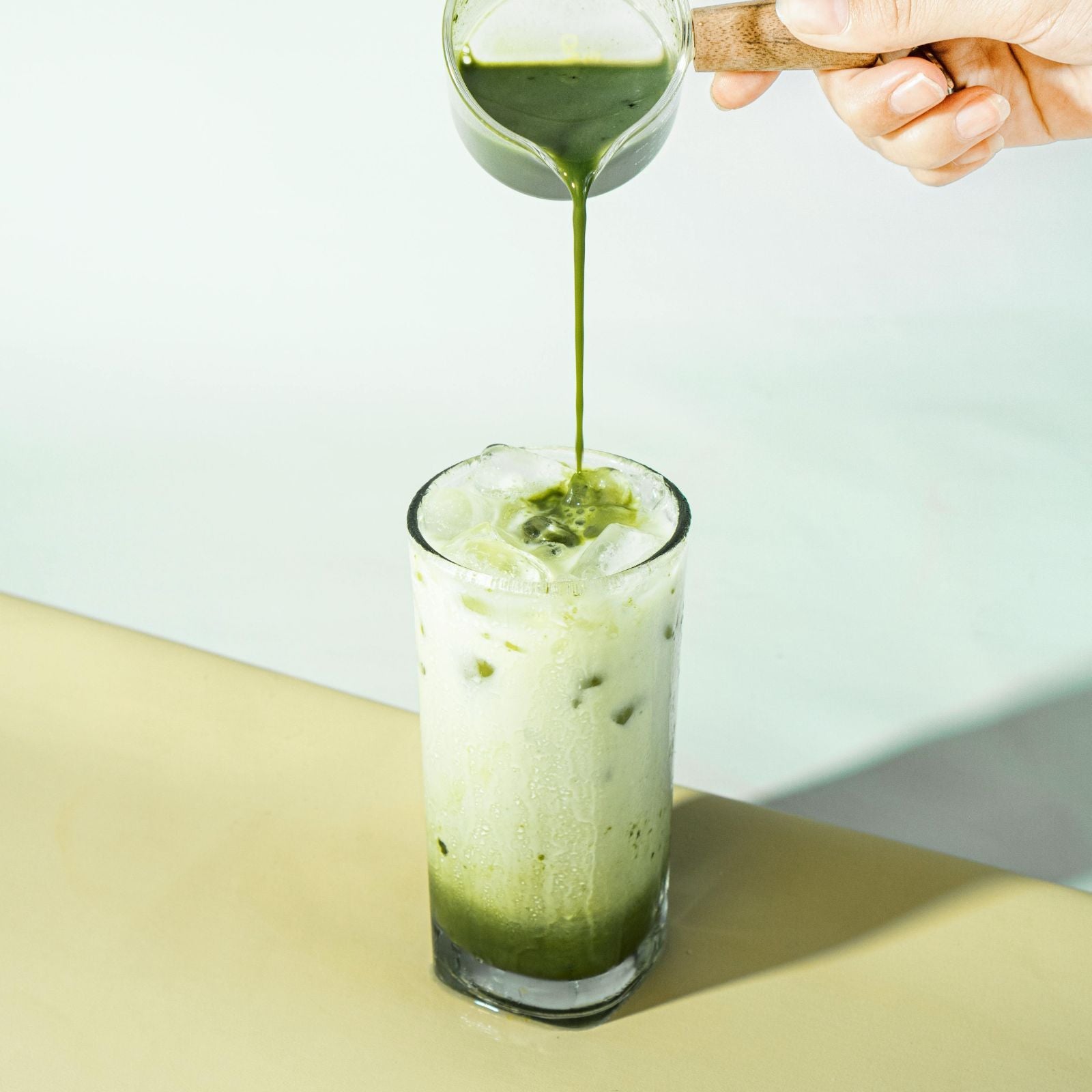making a matcha