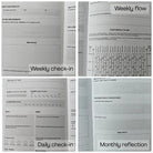 White wellness journal - 120 pages