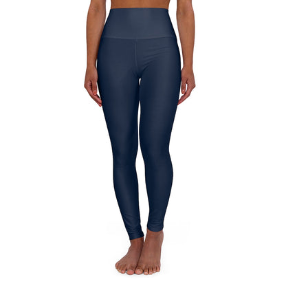 Women’s High Waist Fitness Leggings – Navy Blue