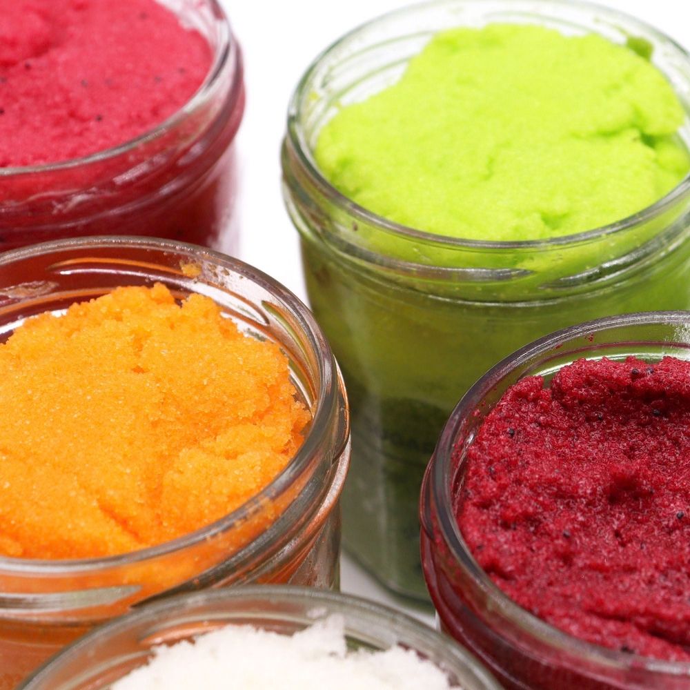 Fragranced sugar body scrub - Peach sangria 300g