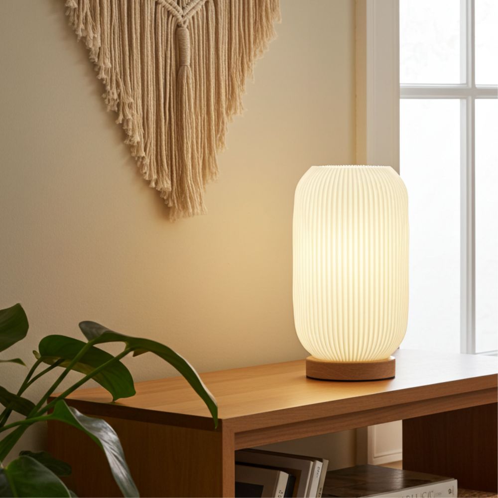 Modern Twisted Wave Lamp – USB – 3 Brightness Settings