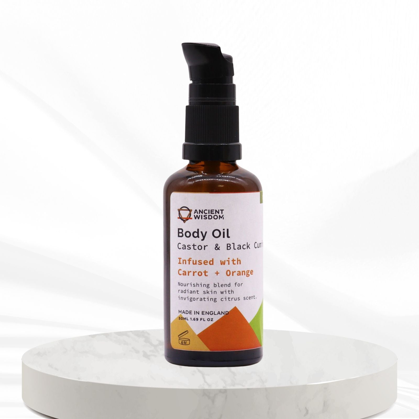 Organic Body Oil 50ml - Carrot & Orange