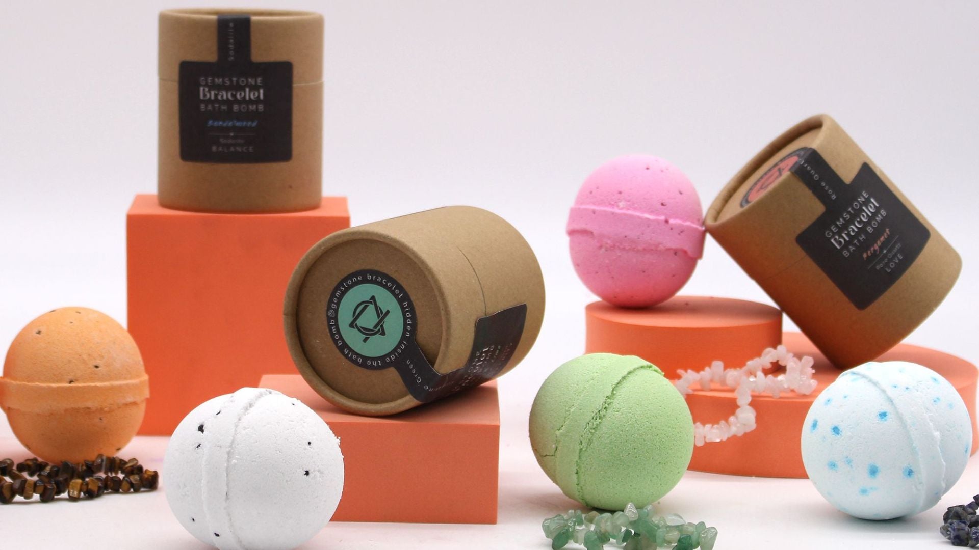 bath bombs with bracelets