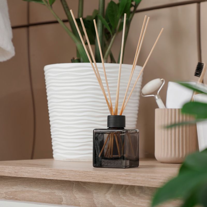 a diffuser on the table