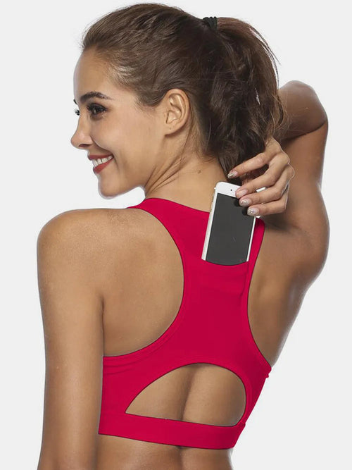 JupiterGear Cutout Scoop-Neck Active Tank