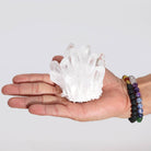 Decorative Clear Quartz-Style Crystal Cluster – Approx. 8 cm
