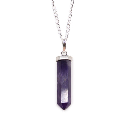 Amethyst Point Pendant – Handcrafted Gemstone