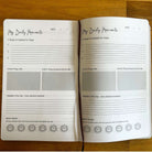Ivory Gratitude Journal with Gold Lining - 120 pages