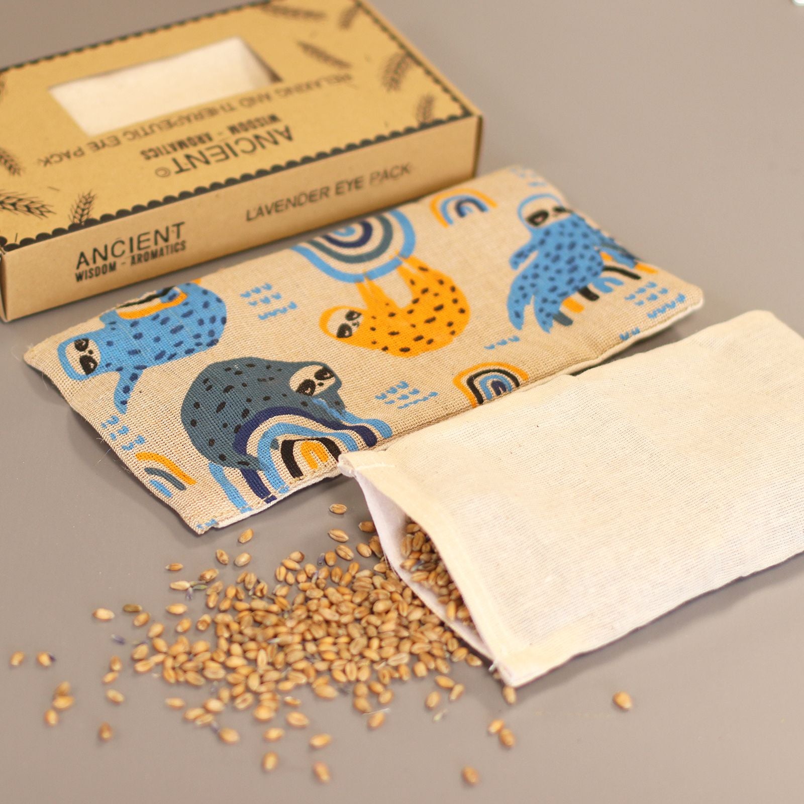 Lavender Eye Pillow – Natural Cotton | Lazy Sloth