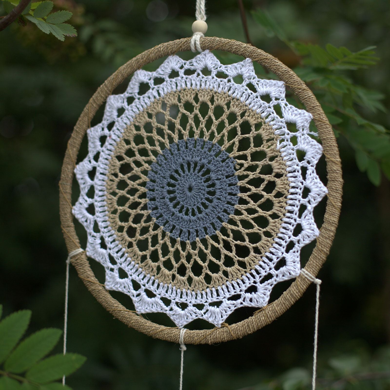 Natural Dream Catcher – Large | Brown Elemental Spirits