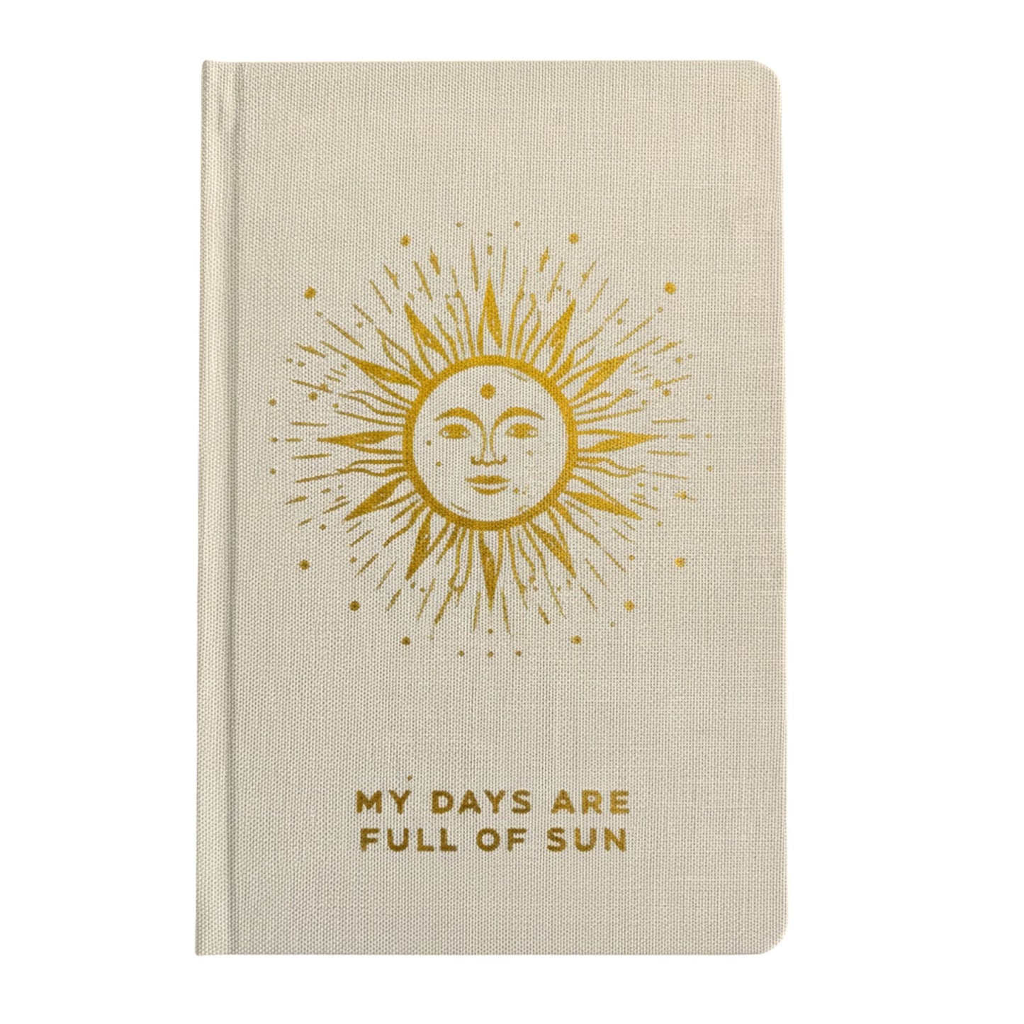 Ivory Gratitude Journal with Gold Lining - 120 pages