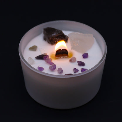 Chakra Crystal Candle – Crown Chakra