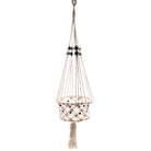 Macramé Plant Holder – Large | Single Beaded
