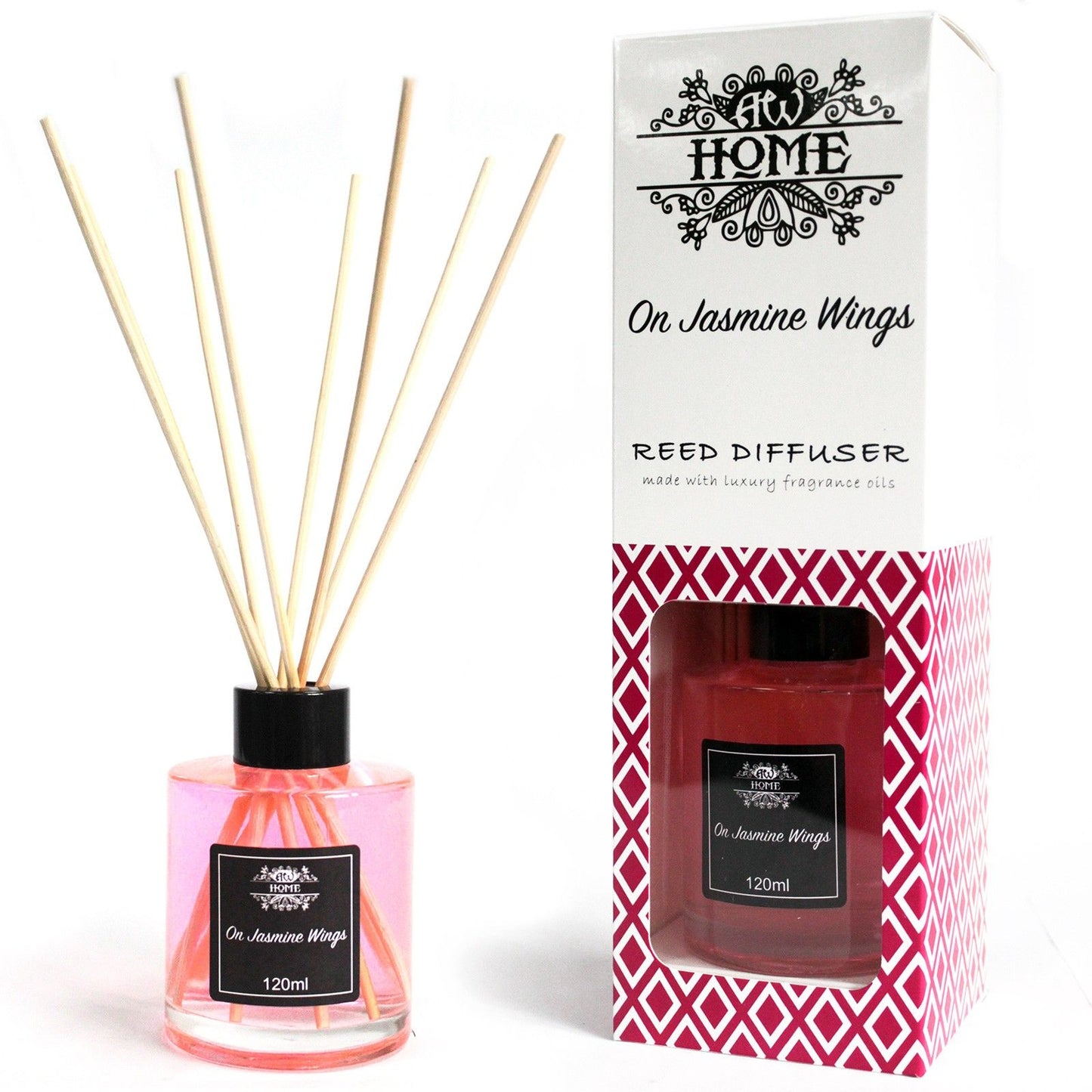120ml Reed Diffuser – On Jasmine Wings