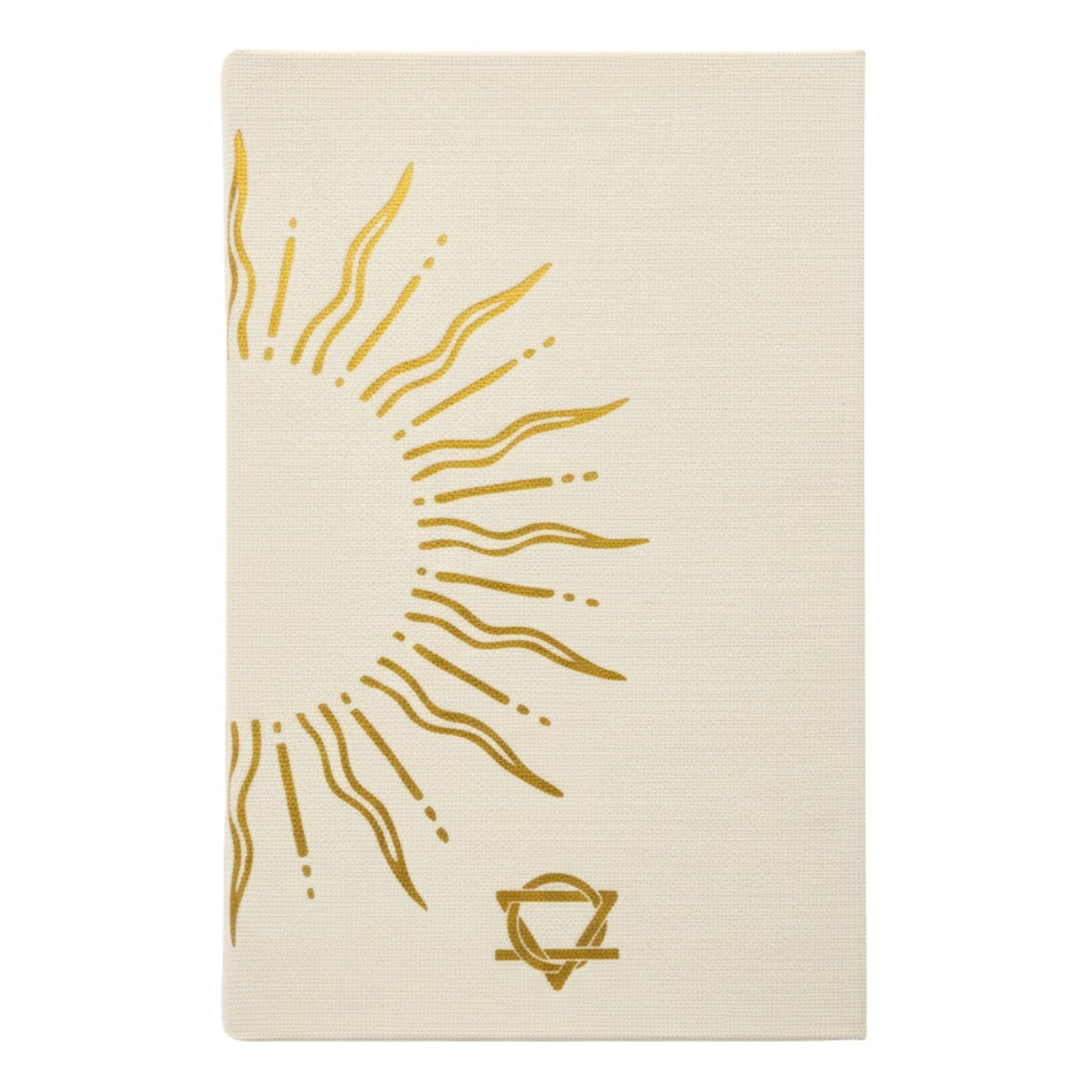 Ivory Gratitude Journal with Gold Lining - 120 pages