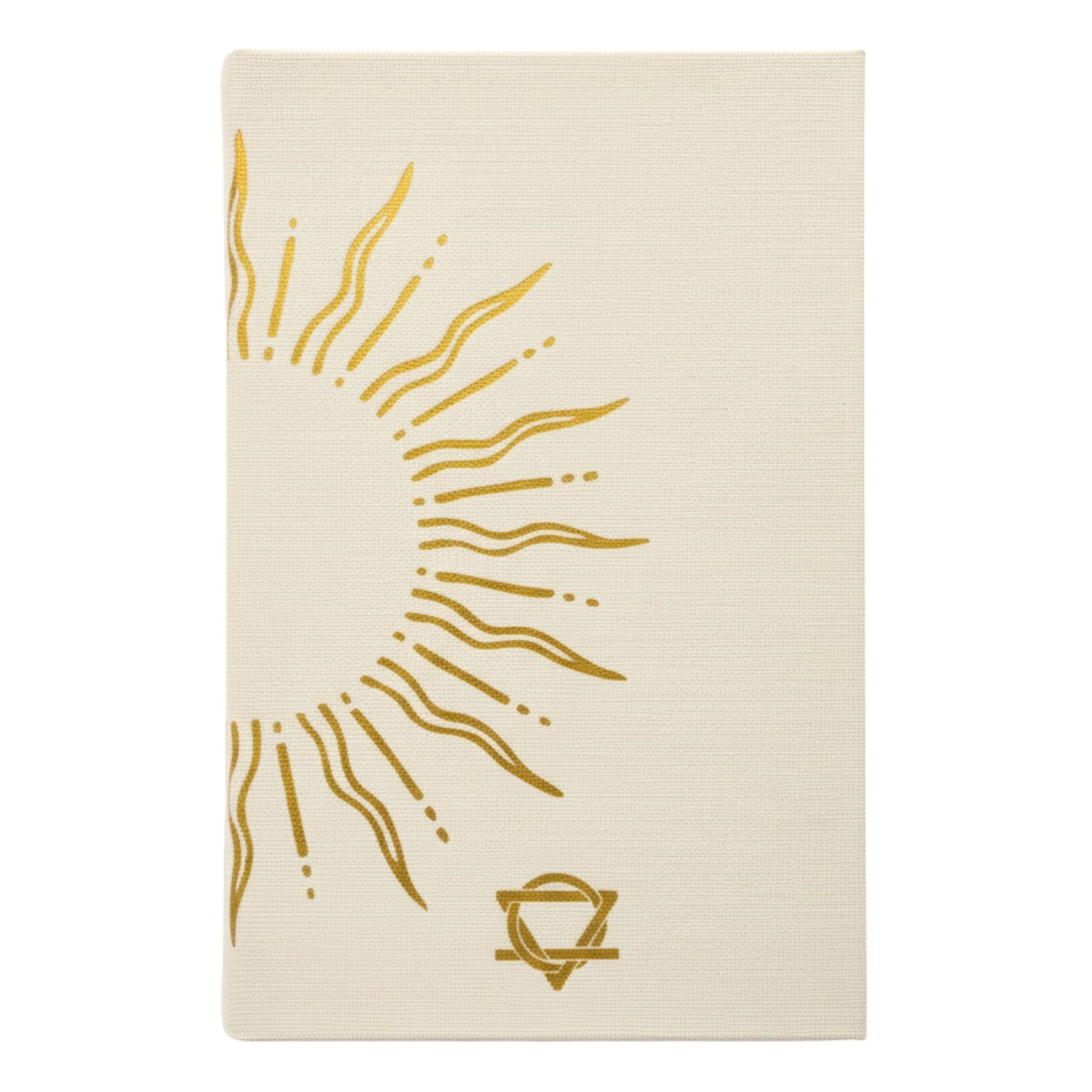 Ivory Gratitude Journal with Gold Lining - 120 pages