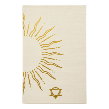 Ivory Gratitude Journal with Gold Lining - 120 pages