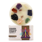 Large Seven Chakra Crystal Candle – Moon Beams