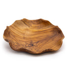 Smooth Round Teak Wood Fruit Bowl