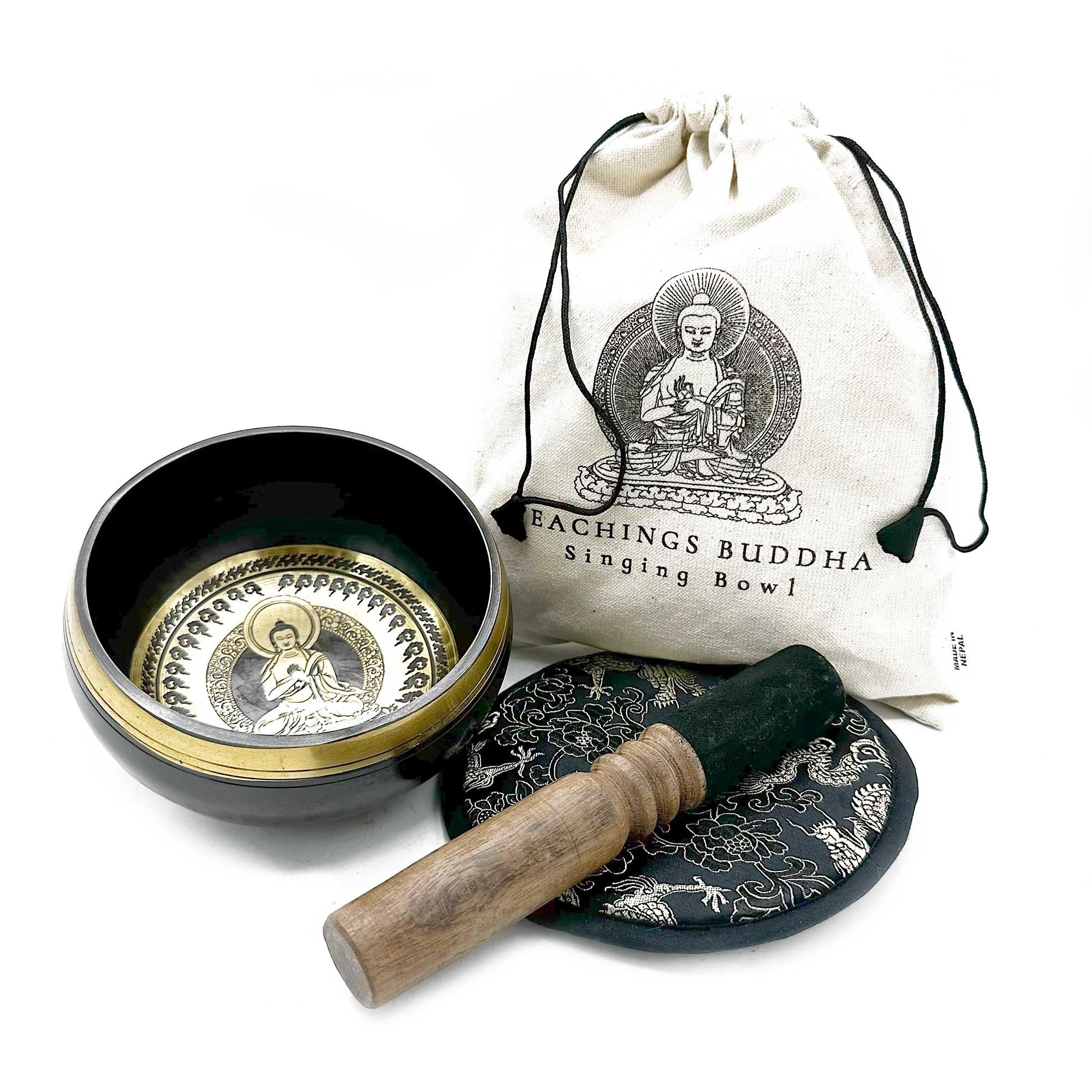 Hand Beaten Singing Bowl Set