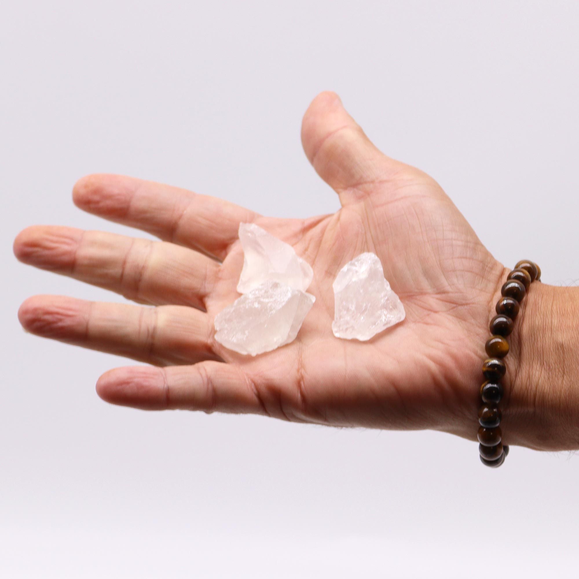 Raw Clear Quartz Crystals – 500 g