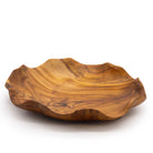 Smooth Round Teak Wood Fruit Bowl