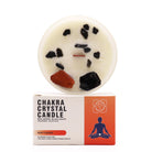 Root Chakra Crystal Candle – Black Oud