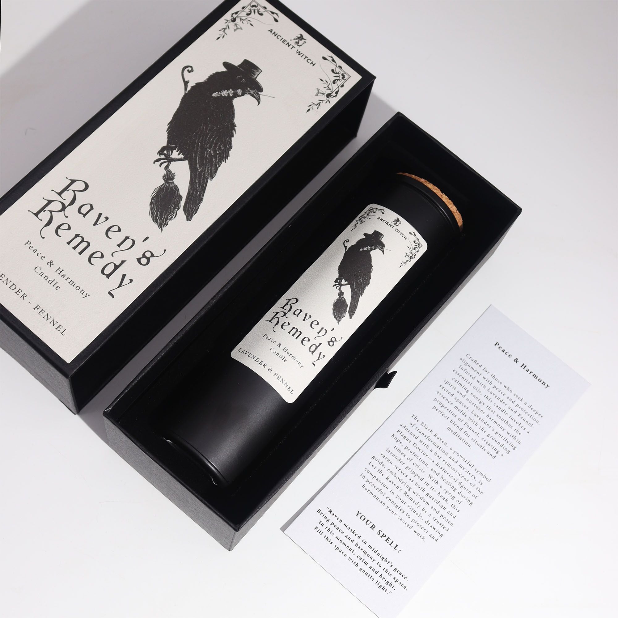Ancient Witch Raven’s Remedy Purification Candle