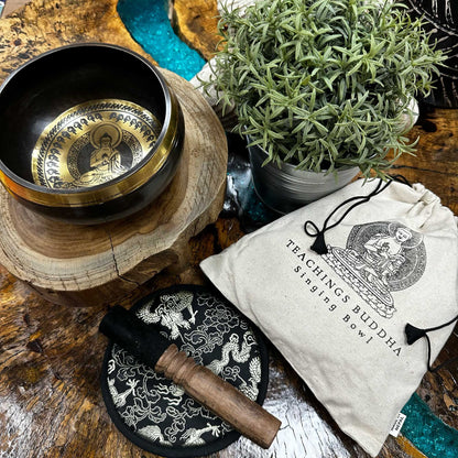 Hand Beaten Singing Bowl Set