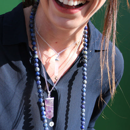 Amethyst Point Pendant – Handcrafted Gemstone