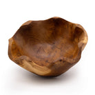 Medium Smooth Teak Wood Fruit Bowl